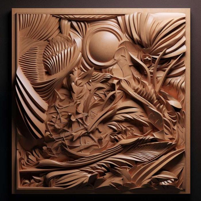 نموذج ثلاثي الأبعاد لآلة CNC 3D Art 